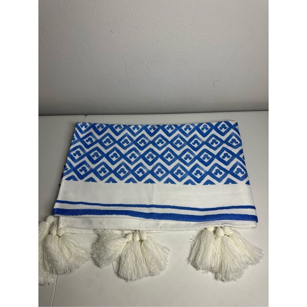Disney Homestead Plaid Throw Blanket Manta with Tassels NWOT See Description
